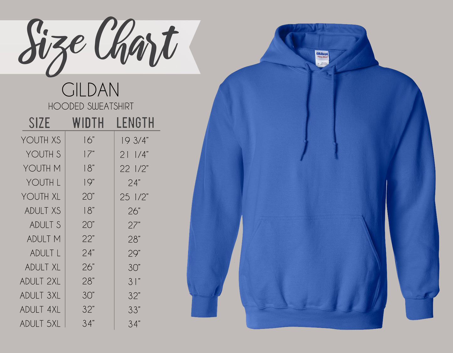 Adelaide Grey Hooded Sweatshirt | Youth - Adult